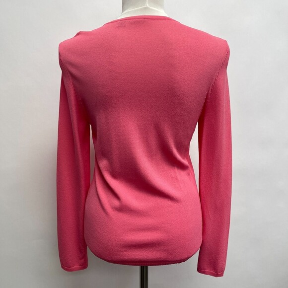 Caslon Women's Knit Sweater Small Pink Long Sleeve - Picture 5 of 11
